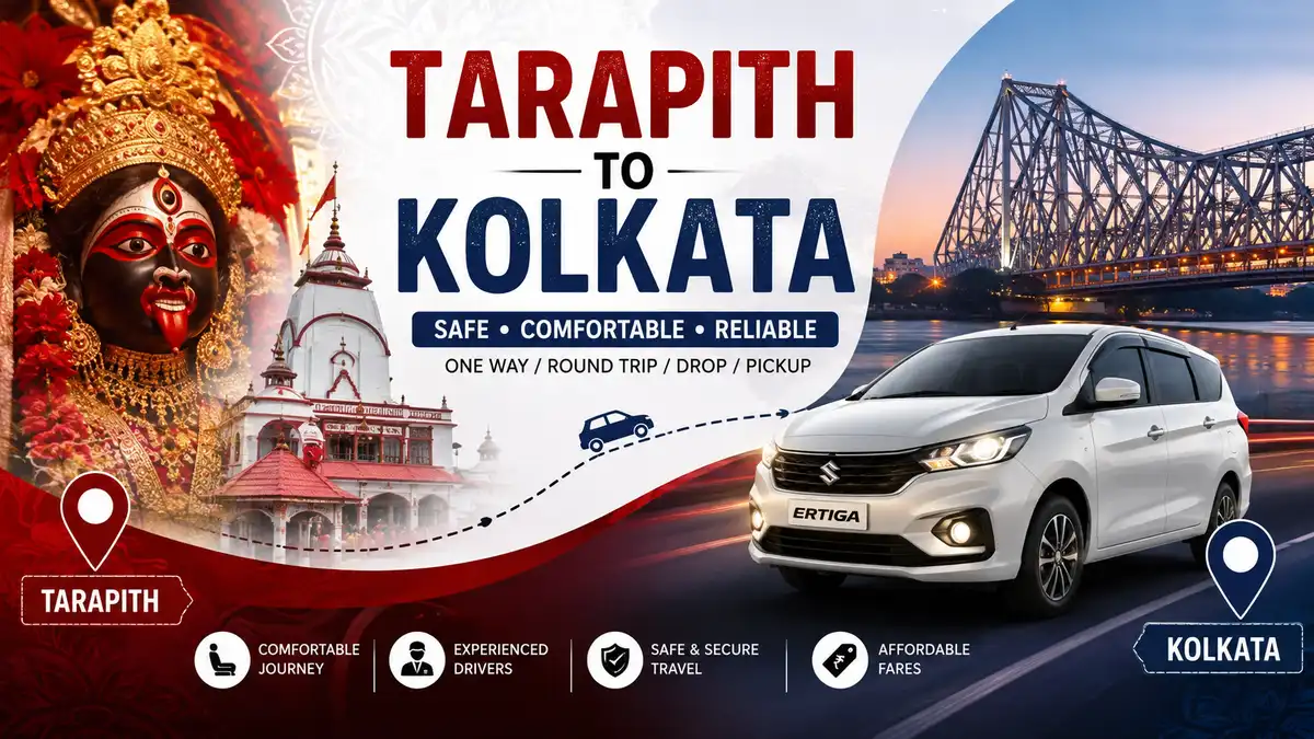 Tarapith to Kolkata cab