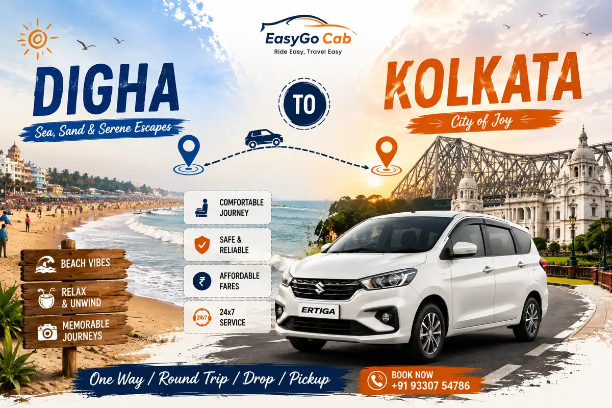 DIGHA to KOLKATA cab