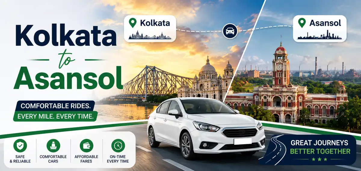 Kolkata to Asansol cab