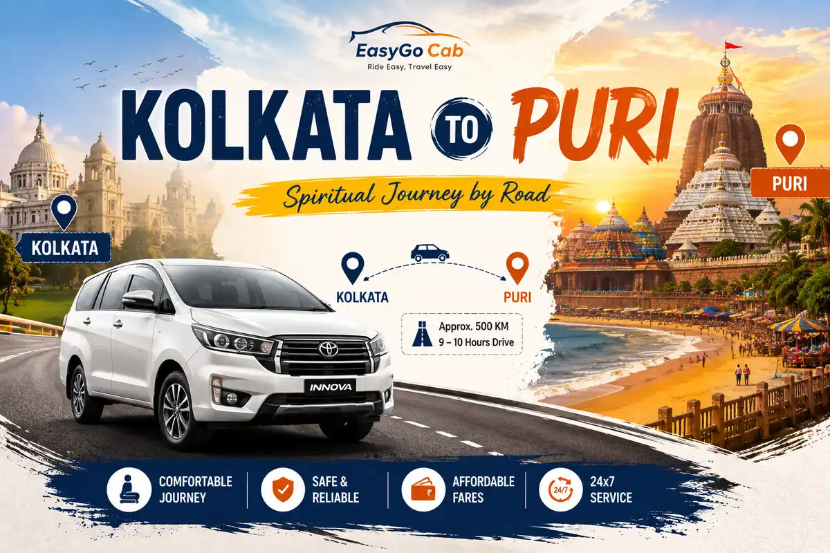 Kolkata to Puri cab