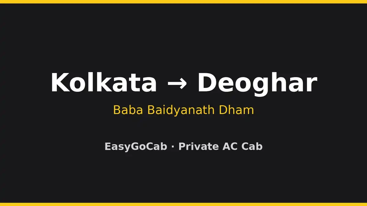 Kolkata to Deoghar