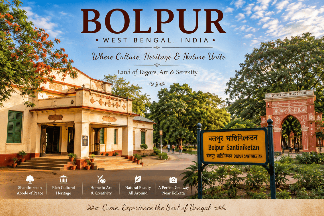 Kolkata to Shantiniketan Bolpur cab service for Durga Puja