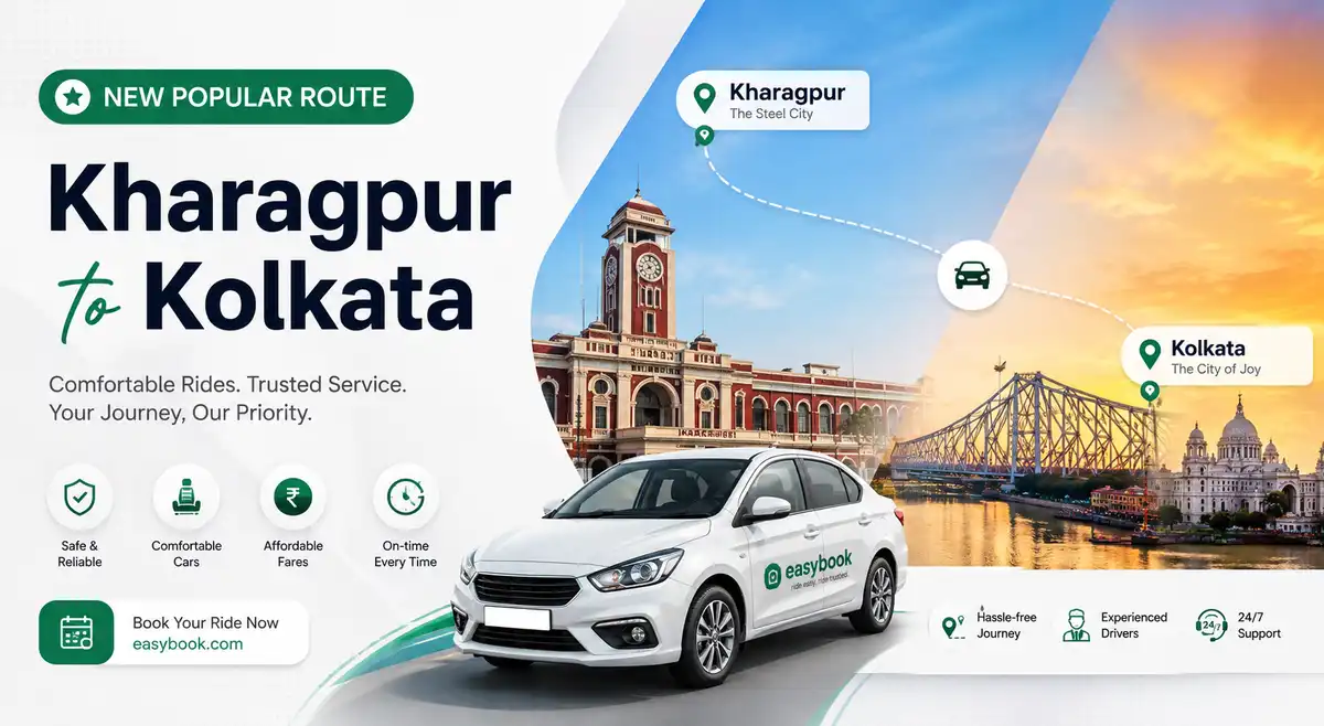 Kharagpur to Kolkata cab